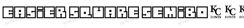 easier square semibo字体转换